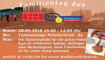 Familientag mit Weißwurst-Frühstück