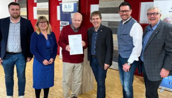 Ehrung Klaus Schrepfer als "Gute Seele des Vereins"